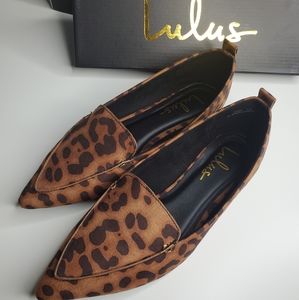 Lulu's leopard flats